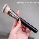 Makeup Foundation Soft Brush Angled Seamless Finish Synthetic Liquid Cream Cosmetics Contour Brush Beauty Tools