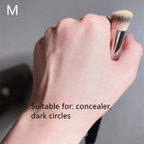 Makeup Foundation Soft Brush Angled Seamless Finish Synthetic Liquid Cream Cosmetics Contour Brush Beauty Tools