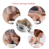 Multifunctional Portable U Shaped Electric Neck Massager Pillow  Shoulder Cervical Outdoor Home Car Relaxing Massager