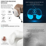 Multifunctional Portable U Shaped Electric Neck Massager Pillow  Shoulder Cervical Outdoor Home Car Relaxing Massager