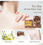 Natural African Black Soap With Organic Shea Butter Anti Rebelles Treatment Acne Moisturizing SkinCare Handmade Beauty Body Bath