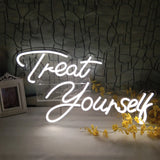 Custom Treat Yourself oh baby Happy Birthday Better Together Mr&Mrs Neon Sign Light for Wedding Party Wall Backdrop Decor