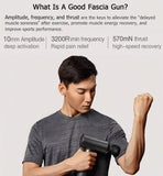 Xiaomi Mijia Massage Gun Fascia Gun Body Fascia Relaxation with Portable Bag 45dBLow Noise Relieve Deep Muscle Soreness Exercise