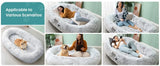 JOLLYVOGUE Human Dog Bed for Adults and Pets, Ultra-Soft Plush Giant Dog Bed with Egg Crate Foam, Non-Slip Base