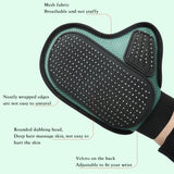 Cat Hair Glove Pet Grooming Glove Hair Removal Brush Cat Dog Fur Hair Grooming Glove Pet accessories bathing Combs Pets Supplies