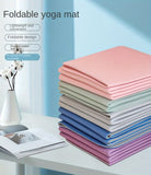 Foldable Yoga Mats Travel Non-slip Lightweight Folding Exercise Mats Portable Home Gyms Out Fitness Equipment