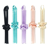 Lazy Heatless Curling Rod Headband No Heat Silk Curls Ribbon Hair Rollers Sleeping Soft Hair Curlers Foam Rod Hair Styling Tools