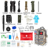 Survival First Aid Kit Survival Full Set Molle Outdoor Gear Emergency Kits Trauma Bag Camping Hiking IFAK Adventures Bag