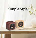 Bluetooth Speakers Wooden Small Portable	Wireless	Speaker	Sound Bar High Quality Outdoor Music Player Subwoofer