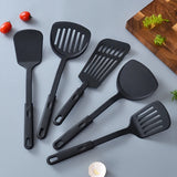 1Set Of 17 Pcs Kitchen Utensils Black Nylon Kitchen Gadgets Tools For Cook(BPA Free)