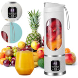 Portable Electric Juicer USB Wireless Charging Mini Juicer Bottle 450ml Cup Fruit Mixer Electric Handheld Blender for Home