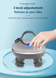 New Electric Scalp Massager Hair Growth Portable Rechargeable Head Massage Stress Relax Waterproof Handheld Hair Scratcher