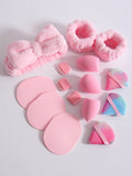 15 件套 Cosmetic Puff Makeup Sponge Blender Beauty Egg Foundation Sponges Puff Wash Face Headband Wristband Make up Accessories