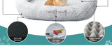 JOLLYVOGUE Human Dog Bed for Adults and Pets, Ultra-Soft Plush Giant Dog Bed with Egg Crate Foam, Non-Slip Base