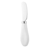 Butter Knife, Cheese Knife Stainless Steel Cheese Spreader with Porcelain Handle for Home Kitchen Gadget