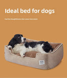 Dog Bed dog house Sofa Kennel Soft Fleece Non-Slip Bottom Beds Washable Bite-Resistant Big Dog Beds Medium Sized Cushion