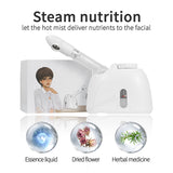 Facial Sprayer Heating Hot Fog Steamer Skin Care Moisturizing Beauty Pore Cleaner Aroma Herbal Steaming Humidifier SPA Machine