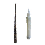 12 Pcs Floating Candles With Magic Wand Flickering Warm Light LED Flameless Candle Taper Candles For Christmas Halloween Party