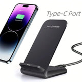 Wireless Charger Fast support for Samsung S24 S23 S22 21 Ultra Quick Charging Stand For iPhone 16 15 14 13 12Pro Max Xiaomi 14