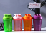 Sport Shaker Bottle Whey Protein Powder Mixing Fitness Gym Shaker Outdoor Portable Plastic Drink Bottle Cocina cleaver 400ML