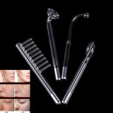 High Frequency Facial Machine Electrode Wand Electrotherapy Glass Tube Acne Spot Wrinkles Remover Beauty Therapy Puffy 4 Styles