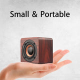 Bluetooth Speakers Wooden Small Portable	Wireless	Speaker	Sound Bar High Quality Outdoor Music Player Subwoofer