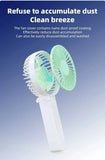 1Pcs Portable Fans Handheld USB Rechargeable Fan Mini Desktop Air Cooler Outdoor Fan Cooling Travel Hand Fans 1200MAH