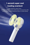 1Pcs Portable Fans Handheld USB Rechargeable Fan Mini Desktop Air Cooler Outdoor Fan Cooling Travel Hand Fans 1200MAH