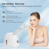 Facial Sprayer Heating Hot Fog Steamer Skin Care Moisturizing Beauty Pore Cleaner Aroma Herbal Steaming Humidifier SPA Machine