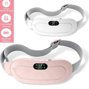 Portable Menstrual Heating Pad Warm Waist Belt Period Menstrual Relieving Belt Pad Cramp Massager Dysmenorrhea Heating N8n1