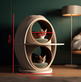 Cat House Apartment qifu Modern Cat Furniture Table Luxury Cat Bed Pet Furniture 3D printing environmentally friendly materials