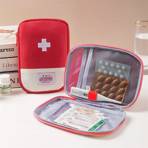 Mini Portable Medicine Bag Travel First Aid Kit Medicine Bag Storage Bag Survival Kit Medicine Box Outdoor Emergency Camping