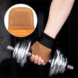 Strength Training Cowhide Hand Guards Fitness Weight Lifting Wrist Guards Pull-up Hard Pull Gloves Assist Grip Assist Strap