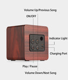 Bluetooth Speakers Wooden Small Portable	Wireless	Speaker	Sound Bar High Quality Outdoor Music Player Subwoofer