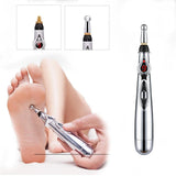 Electric Acupuncture Point Massage Pen Meridian Energy Massage Pen Pain Relief Therapy Back Neck Face Beauty Roller