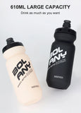 610ml Bicycle Cycling Water Bottle Ultra Light Leak-Proof Squeezable Taste-Free Fitness Camping Hiking Sports Bicycle Kettle