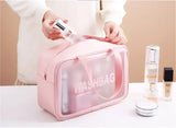 Waterproof Portable Travel Wash Bag Female Transparent Makeup Storage Pouch Large Capacity Cosmetic Organizer Beauty Girls Case