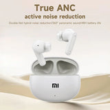 XIAOMI ANC Bluetooth 5.3 Earphones Active Noise Cancelling T80s Wireless In Ear Buds Original Headphones Built-in Microphone