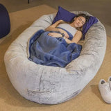 People Dog Pet Bed Bean Bag Sofa Cushion Dog Kennel Dog Bed Pet Cushion Plush Winter Warm Cat Big Nest Cushion Removable