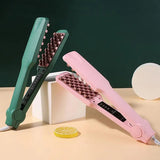 Professional Volumizing Hair Iron Ceramic 3D Grid Hair Crimper Curling Iron Corn Perm Splint Flat Iron Hair Styling Tools