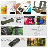 Survival First Aid Kit Survival Full Set Molle Outdoor Gear Emergency Kits Trauma Bag Camping Hiking IFAK Adventures